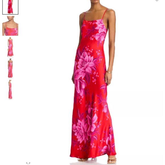 FARM Rio Summer Fruit Maxi Slip Dress size S - Picture 1 of 9